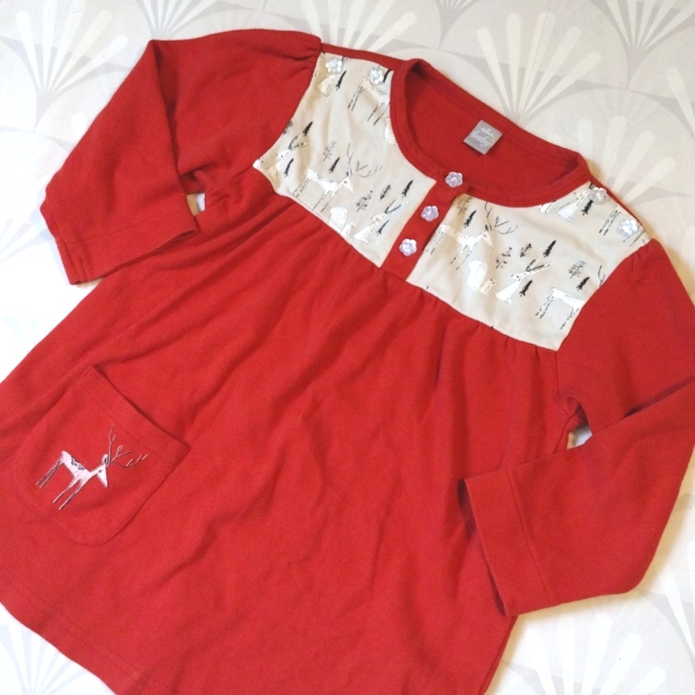 Hallmark baby winter scene dress